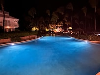 Pool at night
