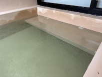 Le jacuzzi non fonctionnel .