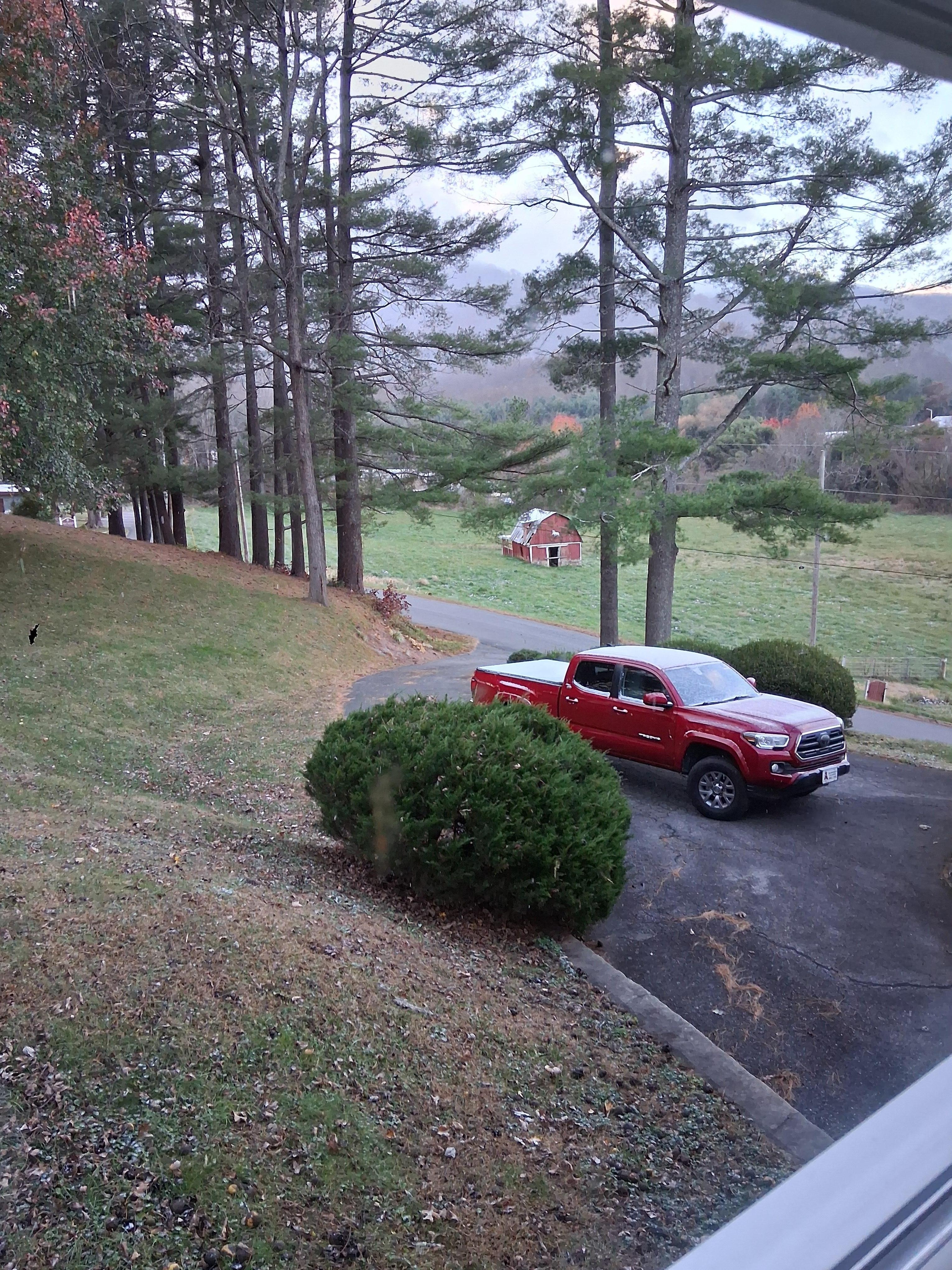 The morning after our arrival. 