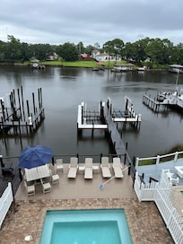 View from top floor porch