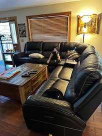 Large, comfortable sofa