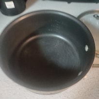 Scratches inside pot. Health risk.