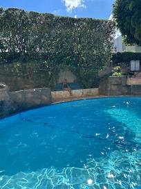 The pool was definitely photo friendly. Very warm just an amazing experience by the pool.