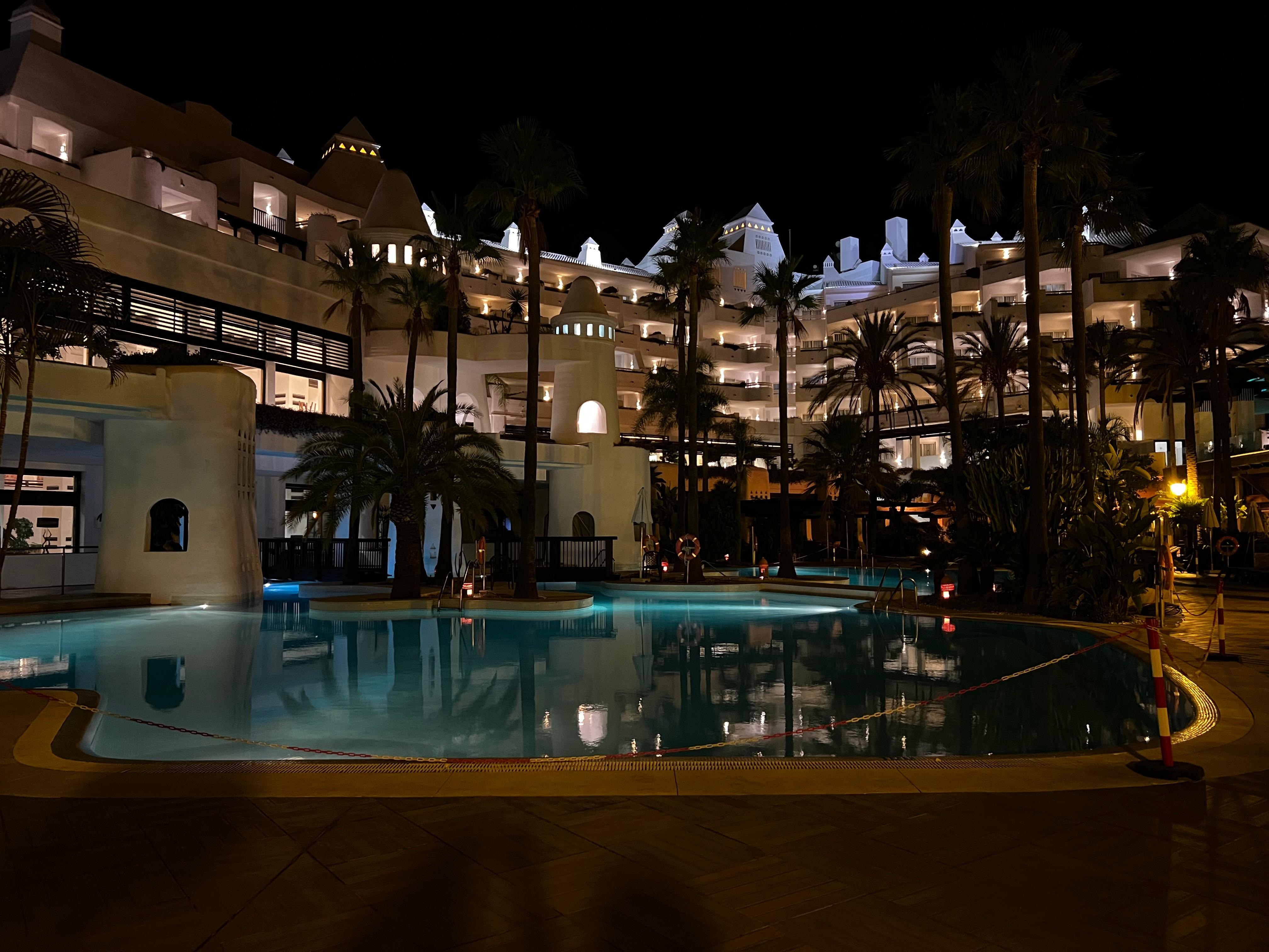 Hotel at night