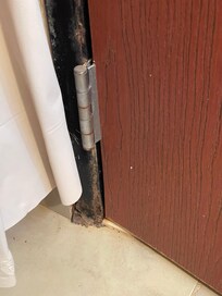 Back of bathroom door