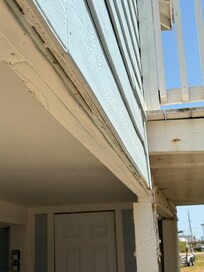 House separating from structure