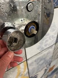 Broken shower handle