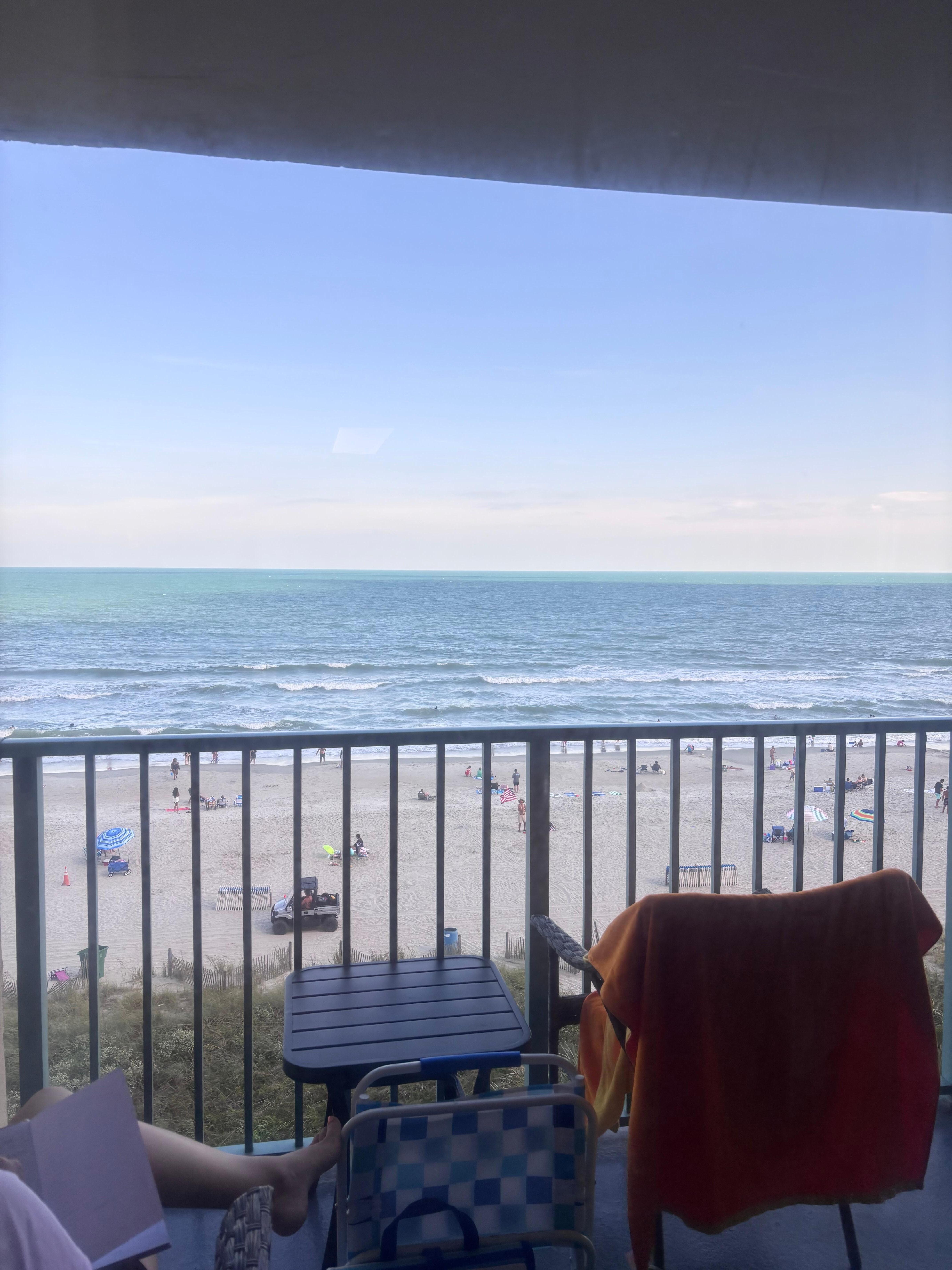 View from the balcony