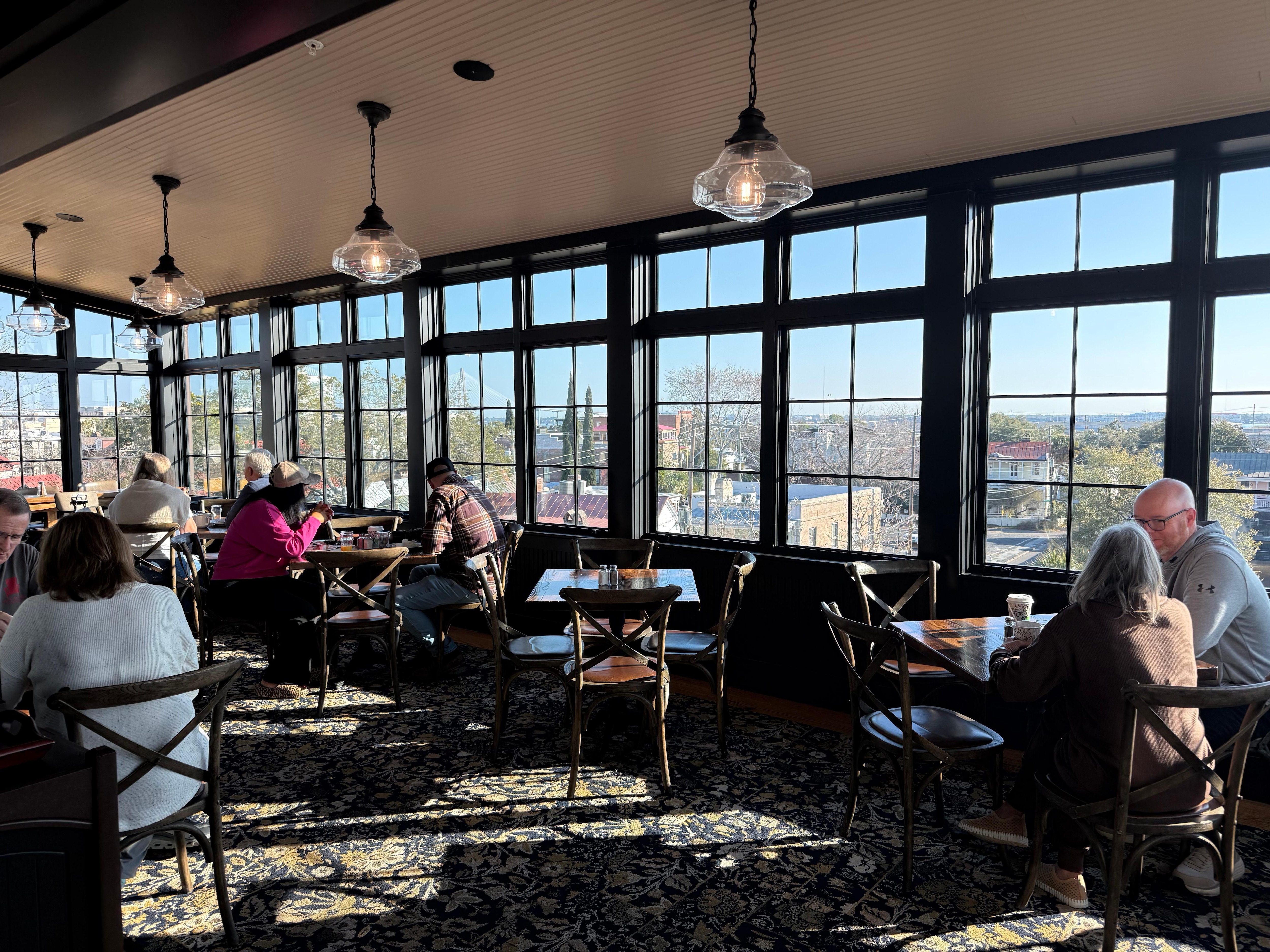 View from 4th floor dining area