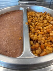 Fresh and hot breakfast