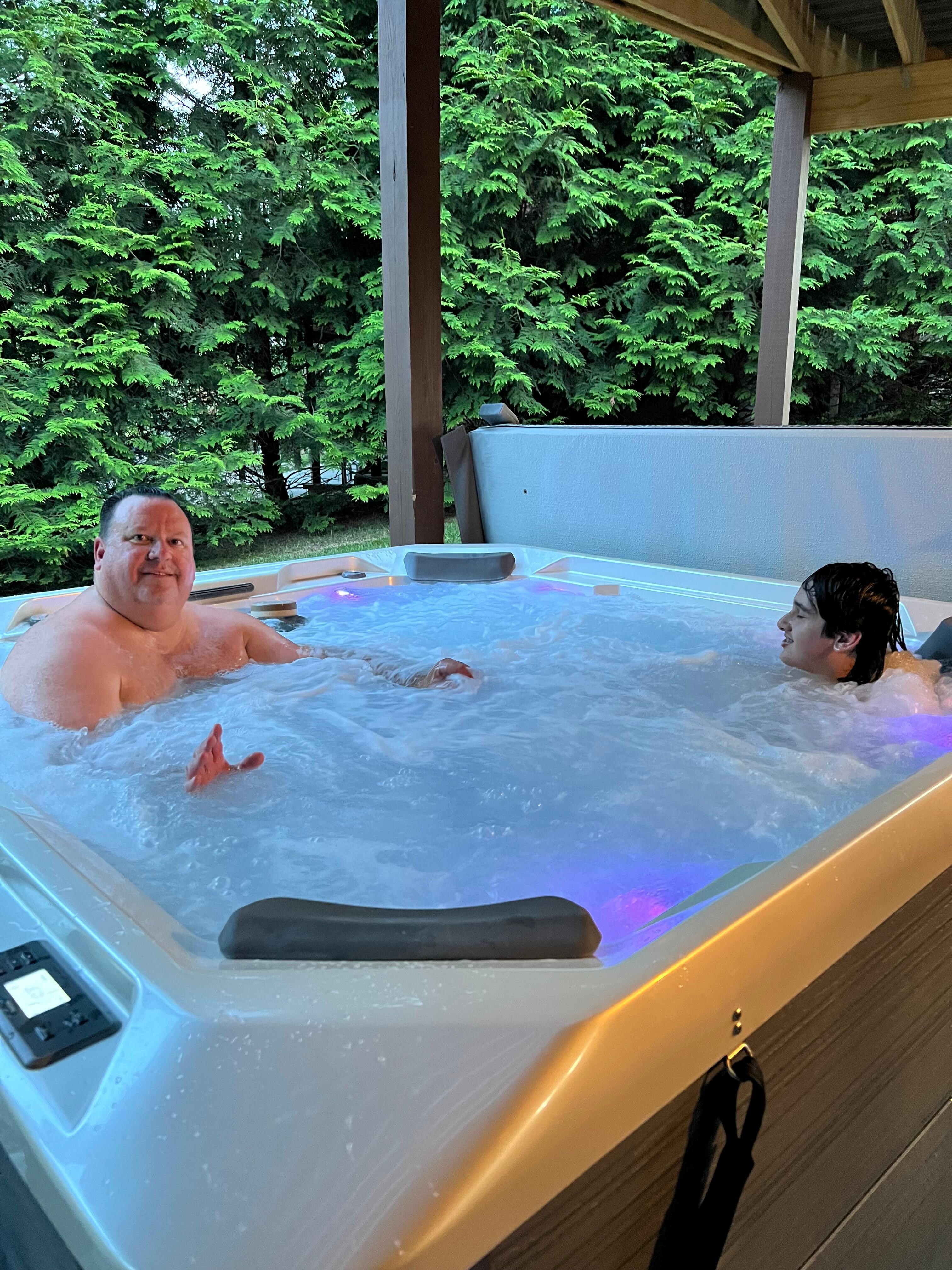 Hot tub.