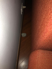 Not our socks, so it seems like the floors weren’t really cleaned.