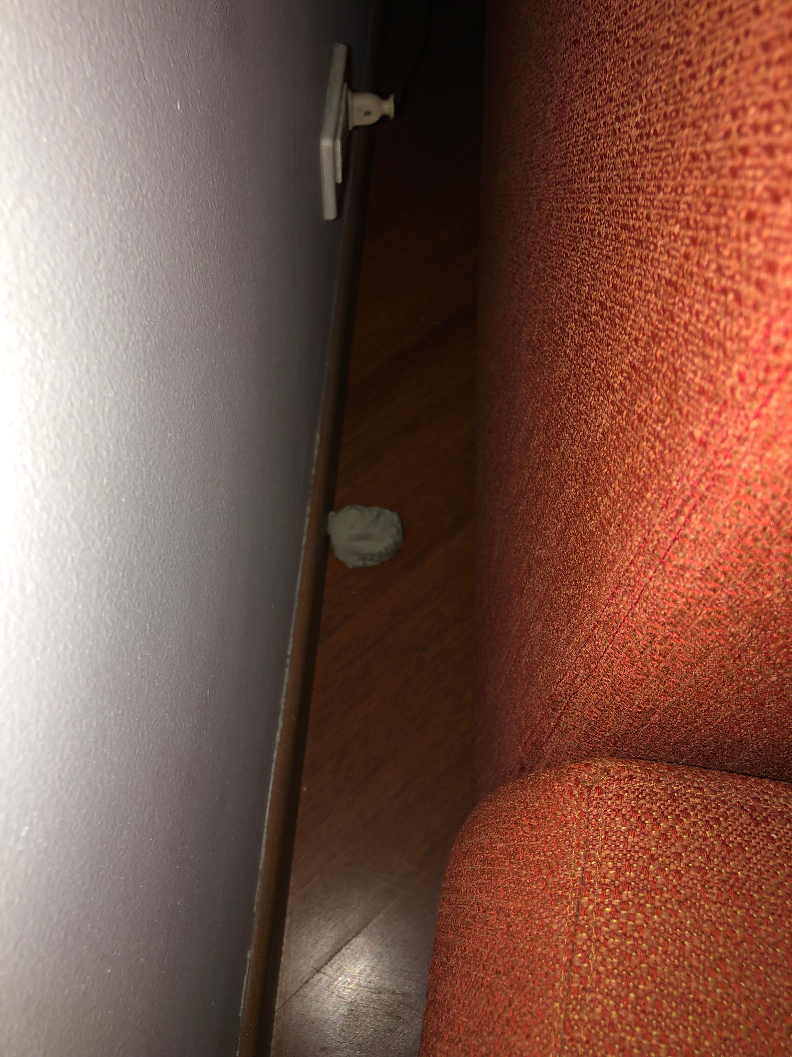 Not our socks, so it seems like the floors weren’t really cleaned.