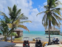 View from the lobby/chilling spot