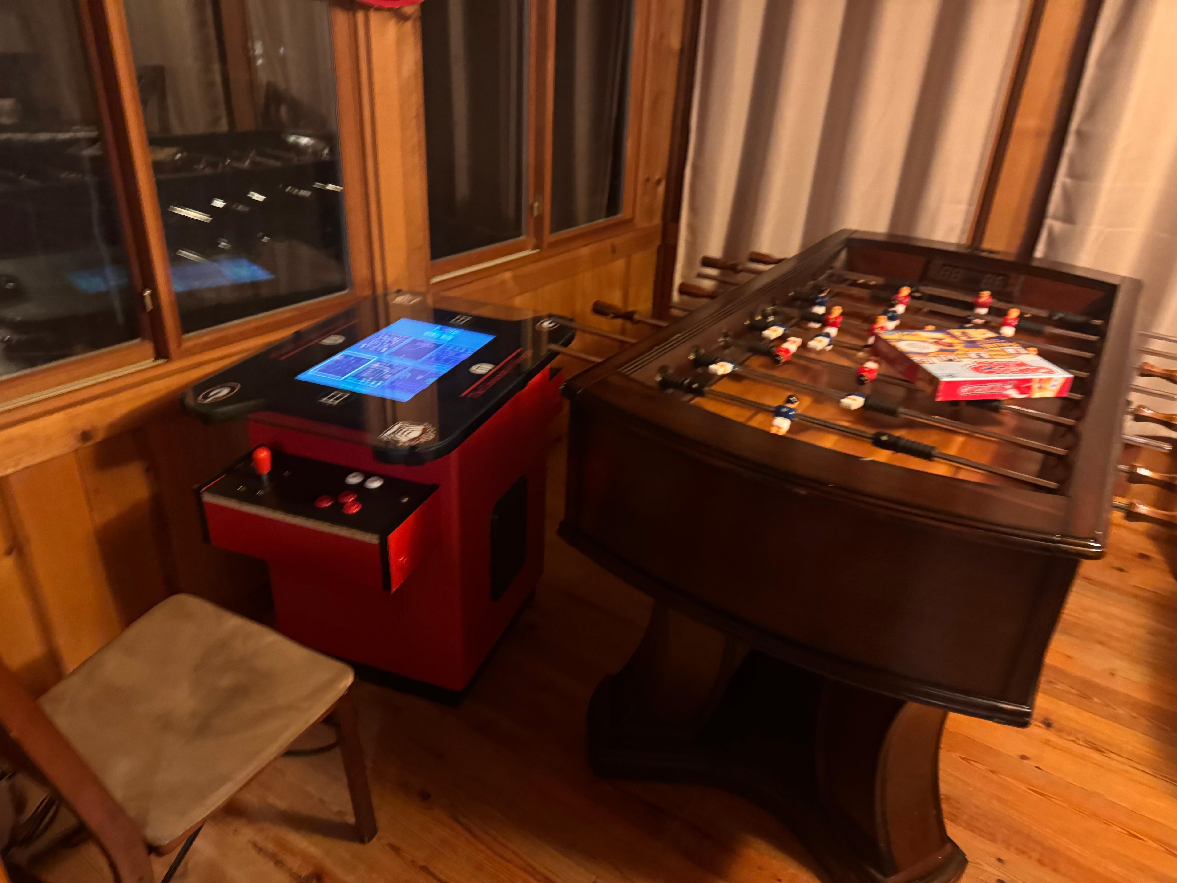 Great gaming and family intertainment setup. 