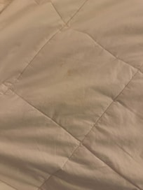 Stained bedding
