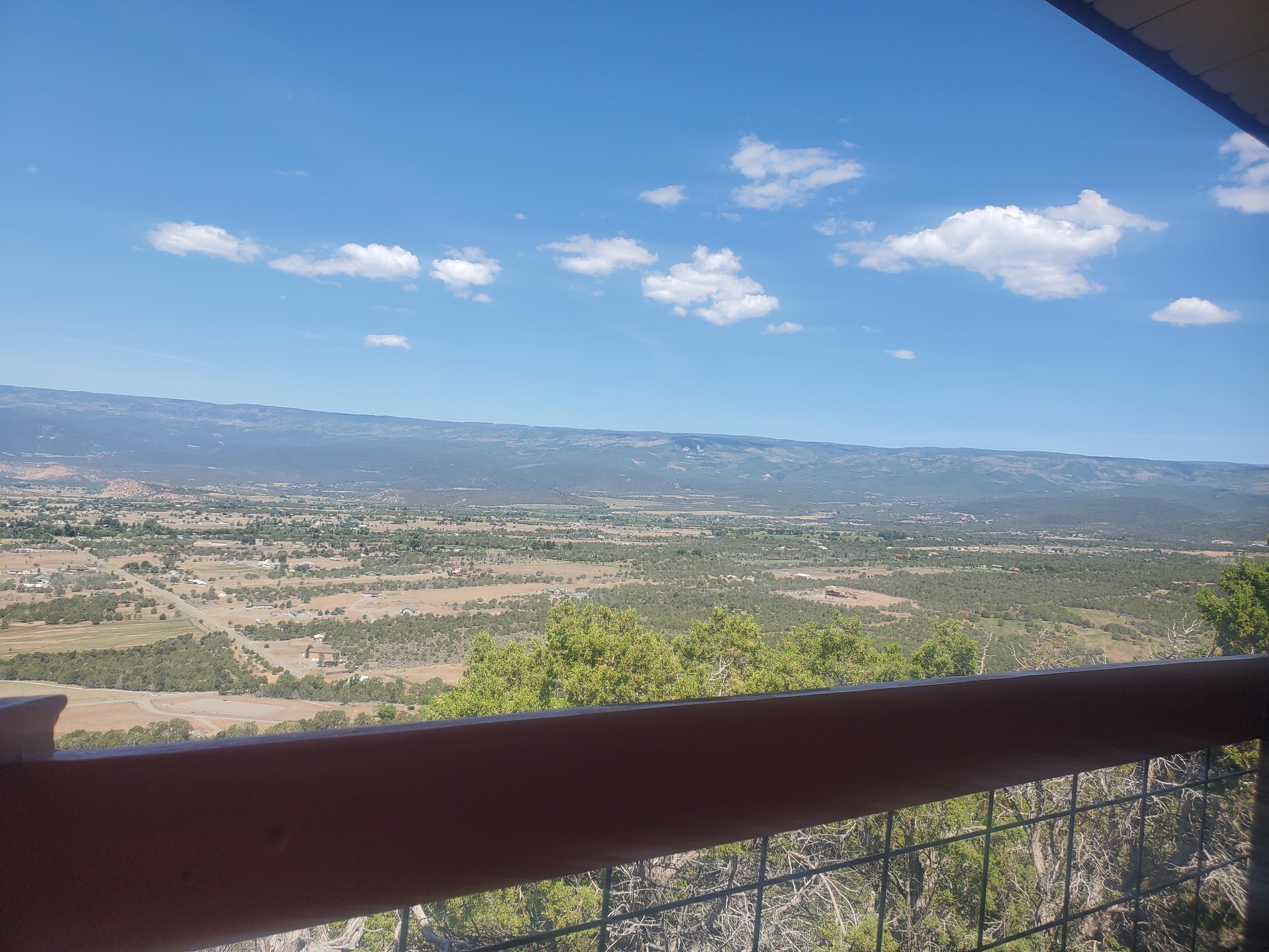 The exquisite back patio view! 