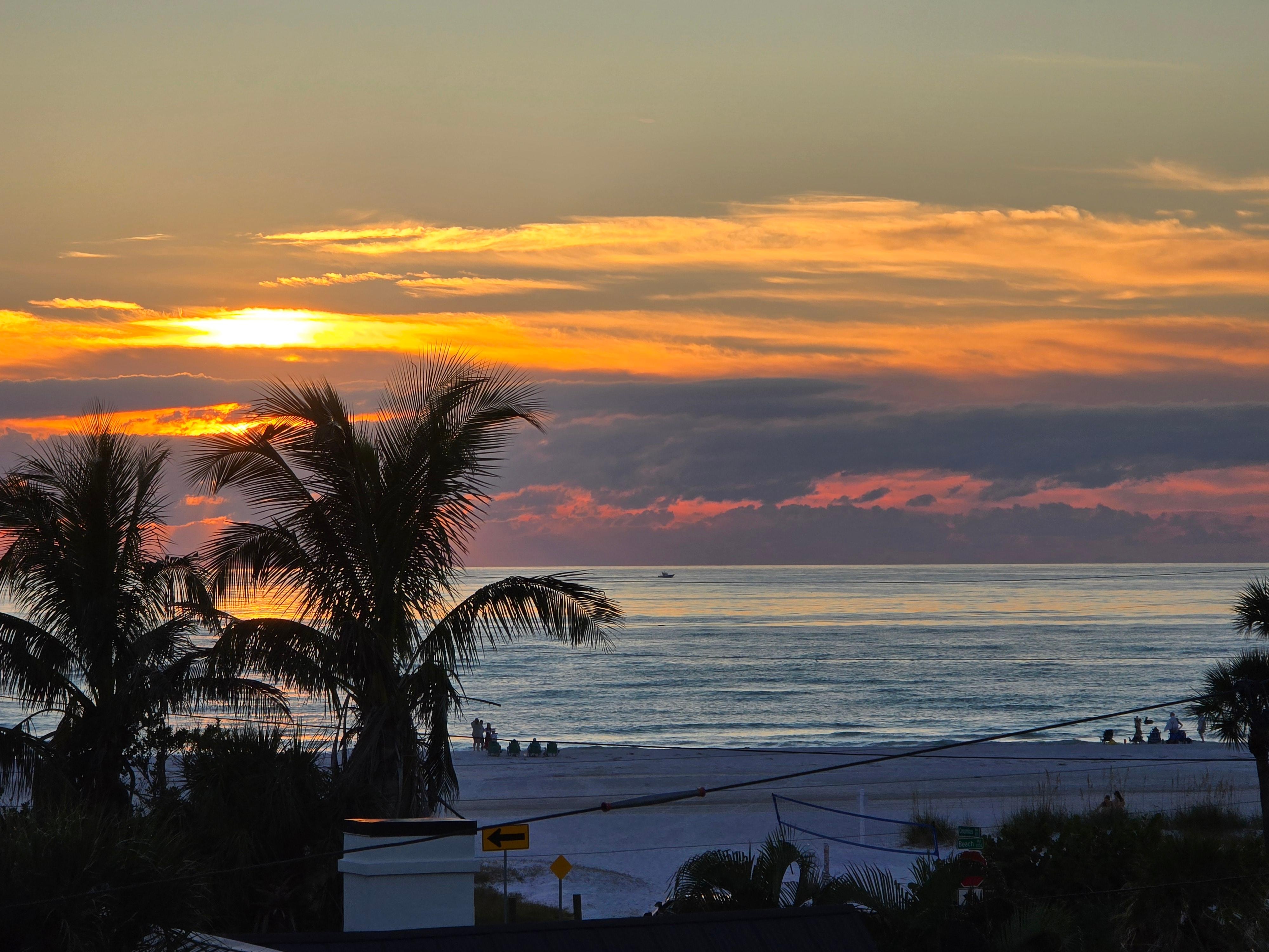 Sunset from master bedroom.