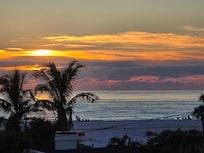 Sunset from master bedroom.