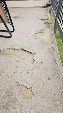 Decayed and Moldy Balcony!