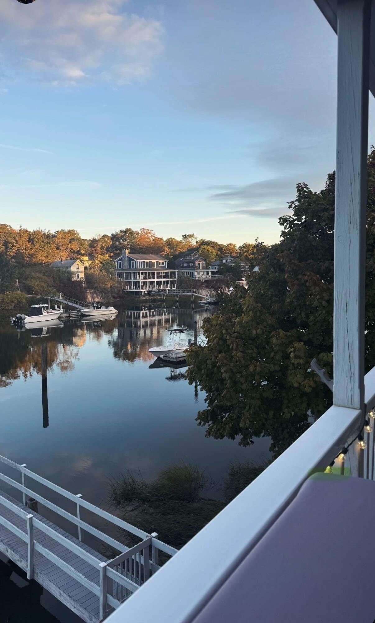 View from the back deck