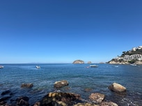 View from the bay of Los Arcos