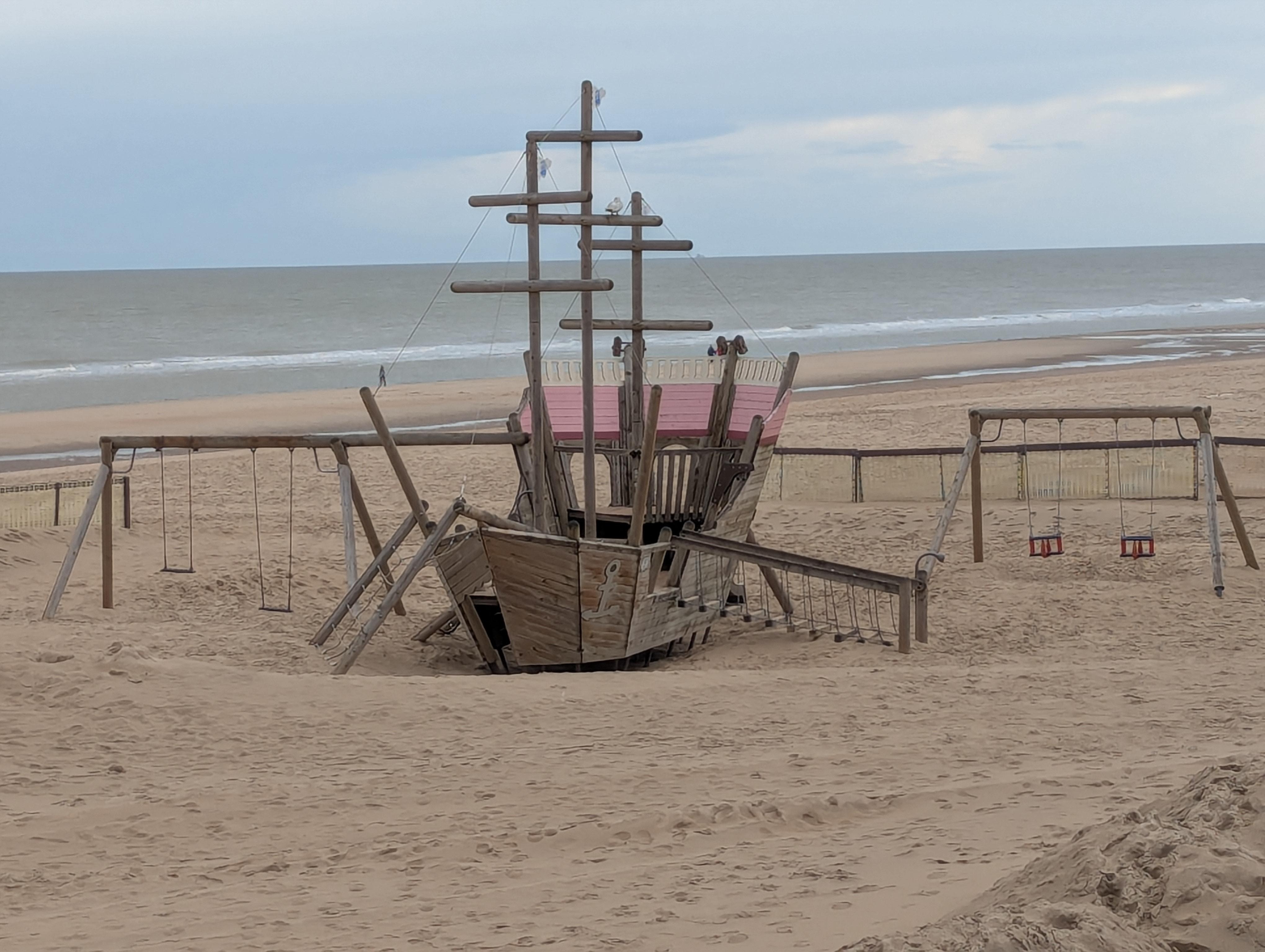 Strandblick vom Café 
