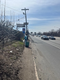 On the way to hotel from shuttle.