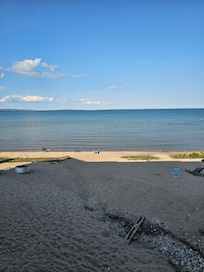 Looking straight out from the balcony