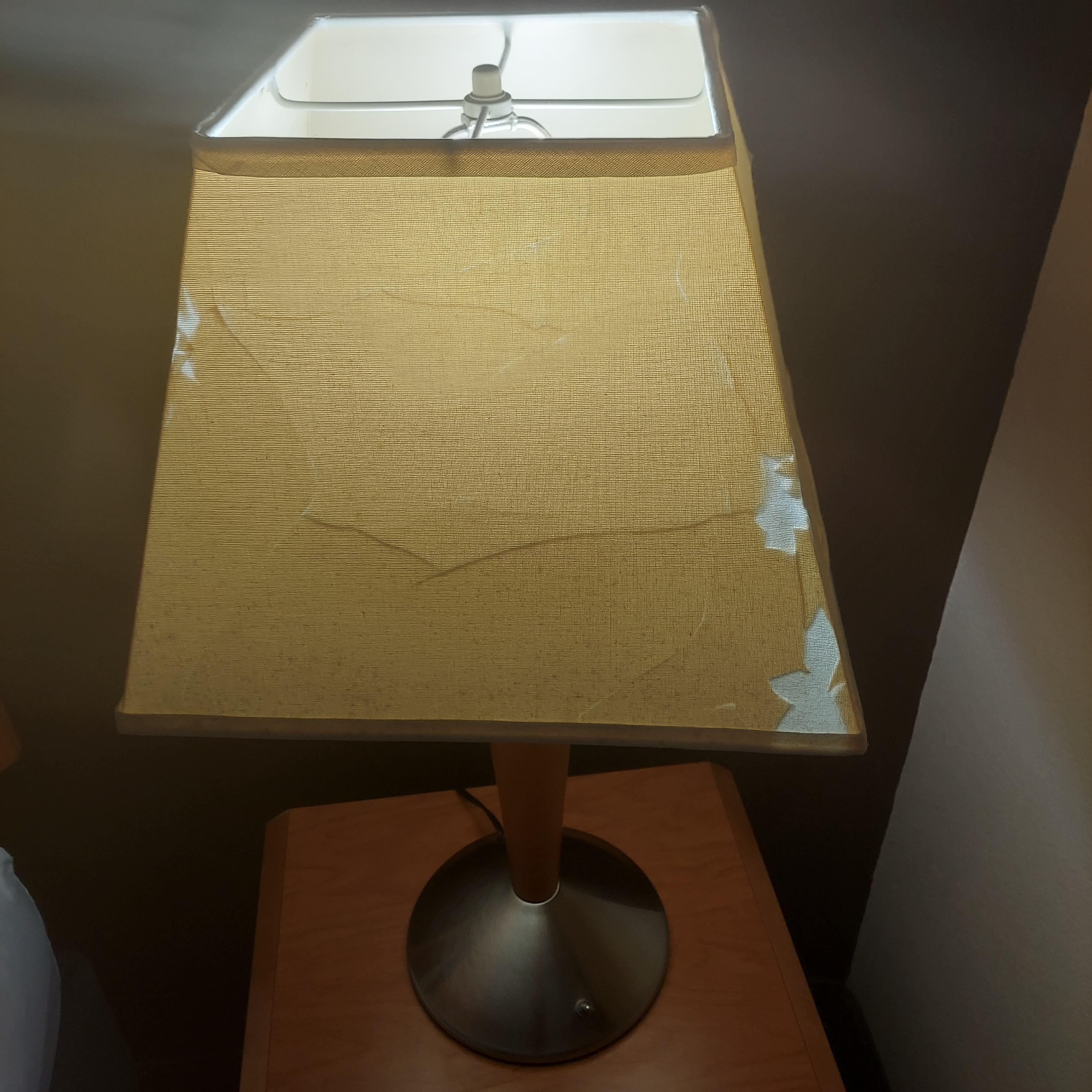 The lamps cover was kind of old.