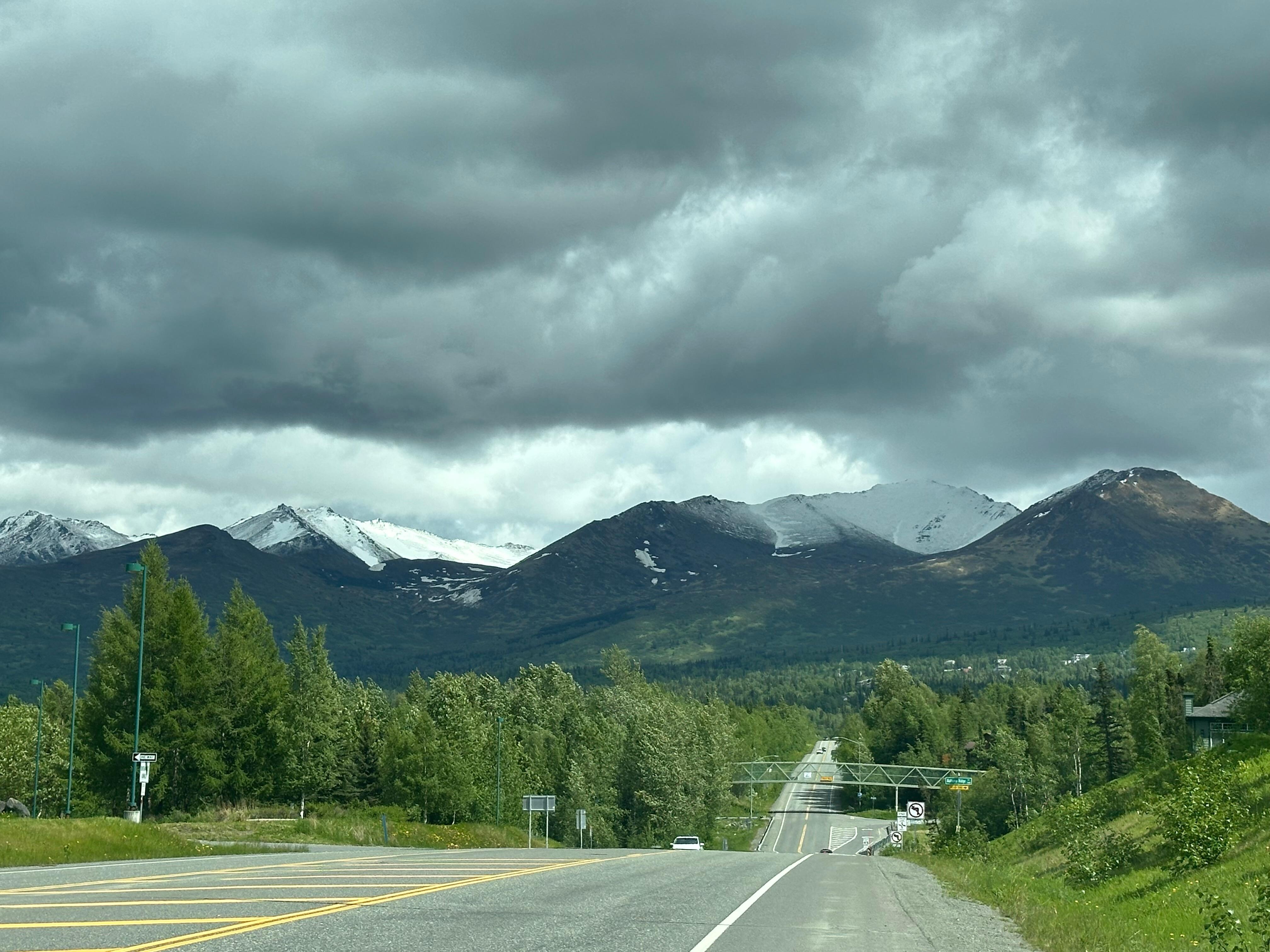 The road to the neighborhood is wonderfully scenic