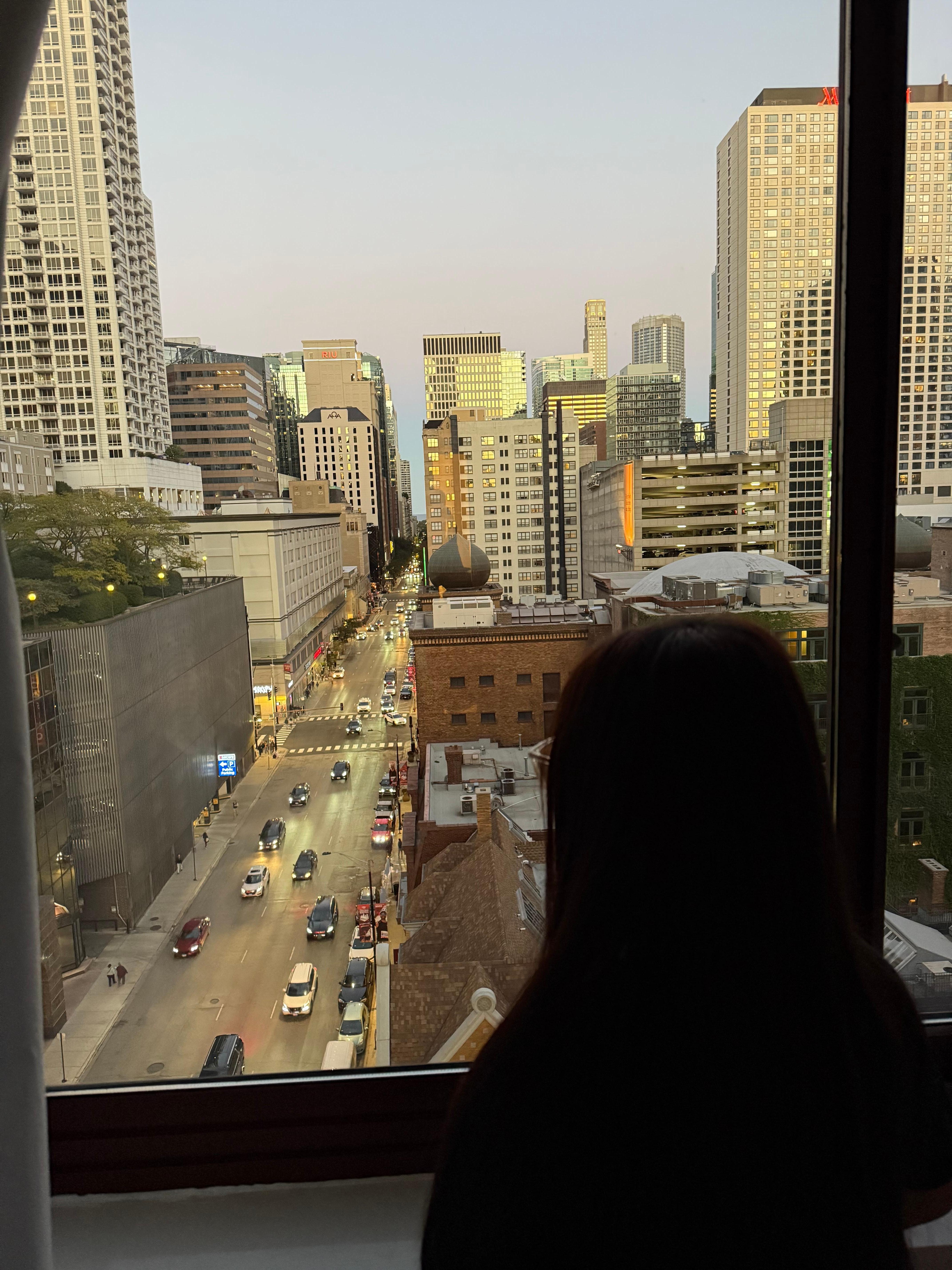 It does get noisy but the view makes up for it.