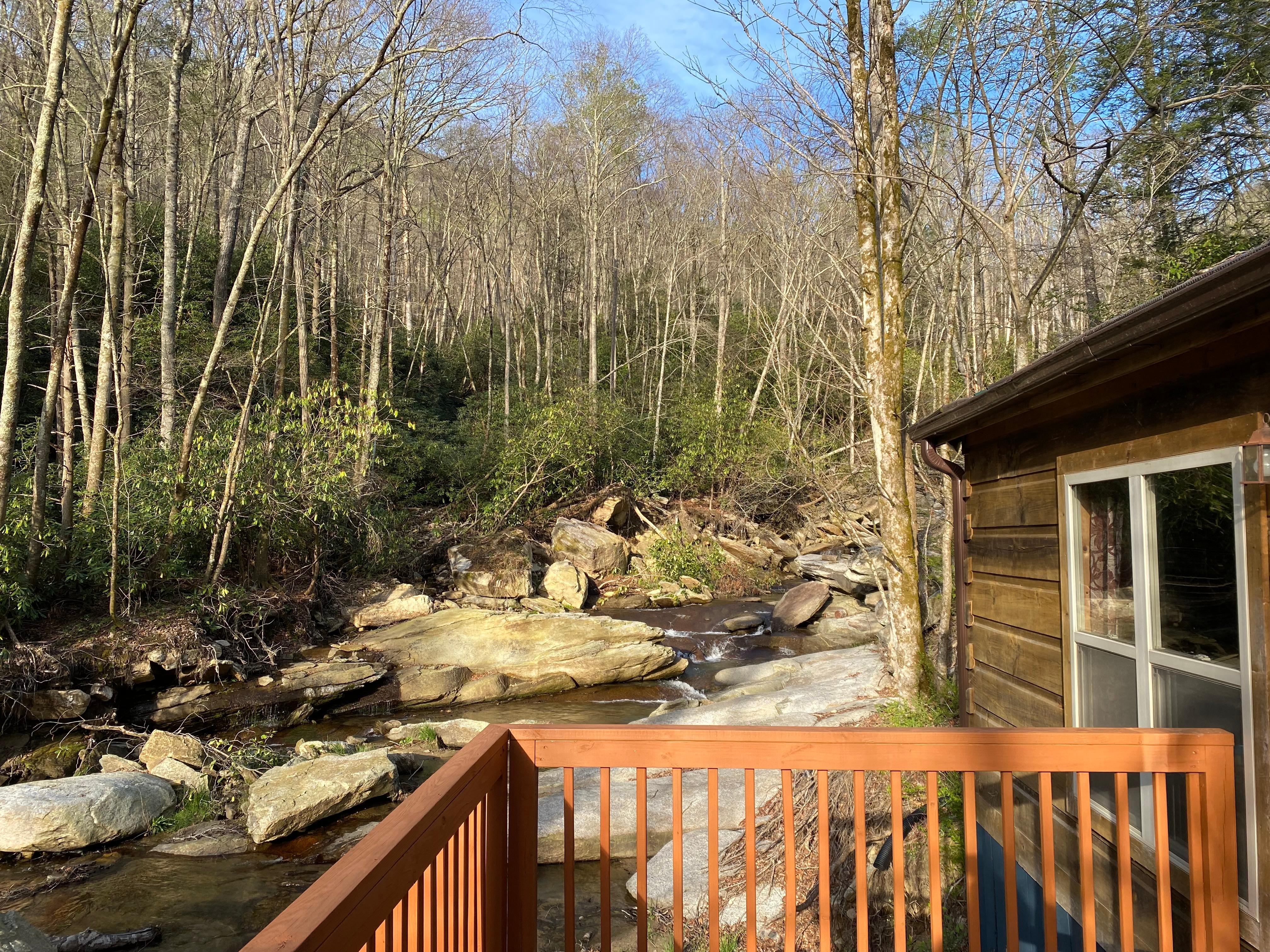 Stunning view from back porch