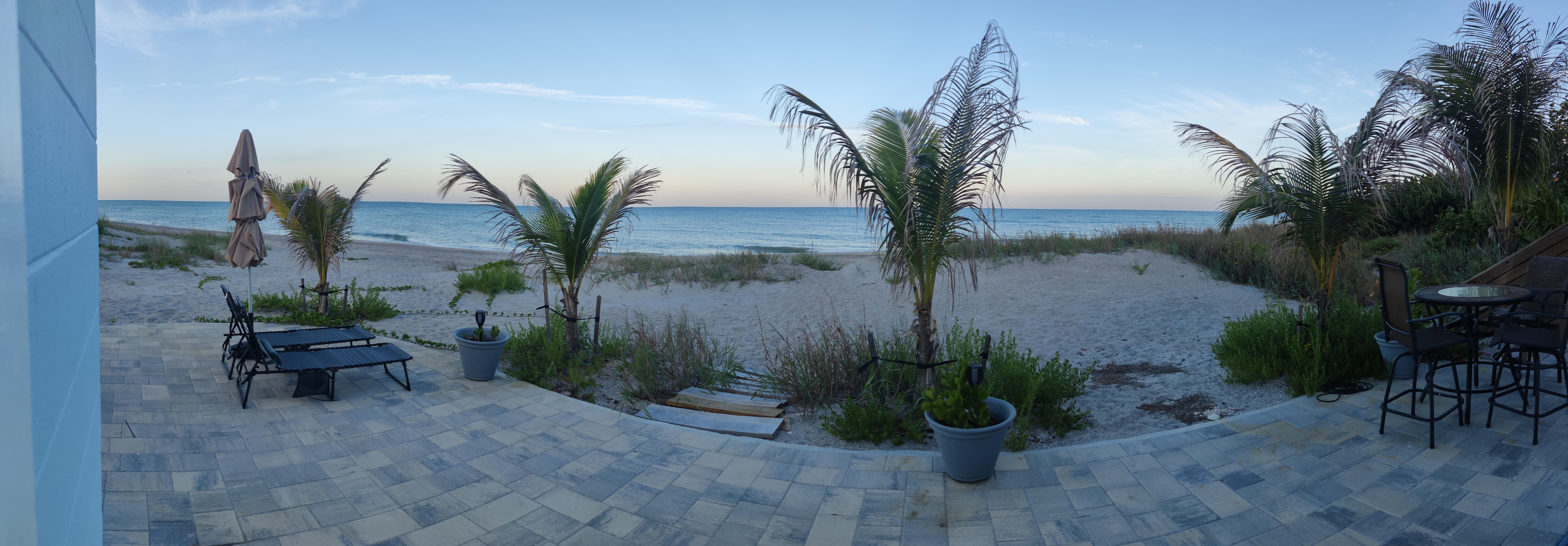 View from the patio
