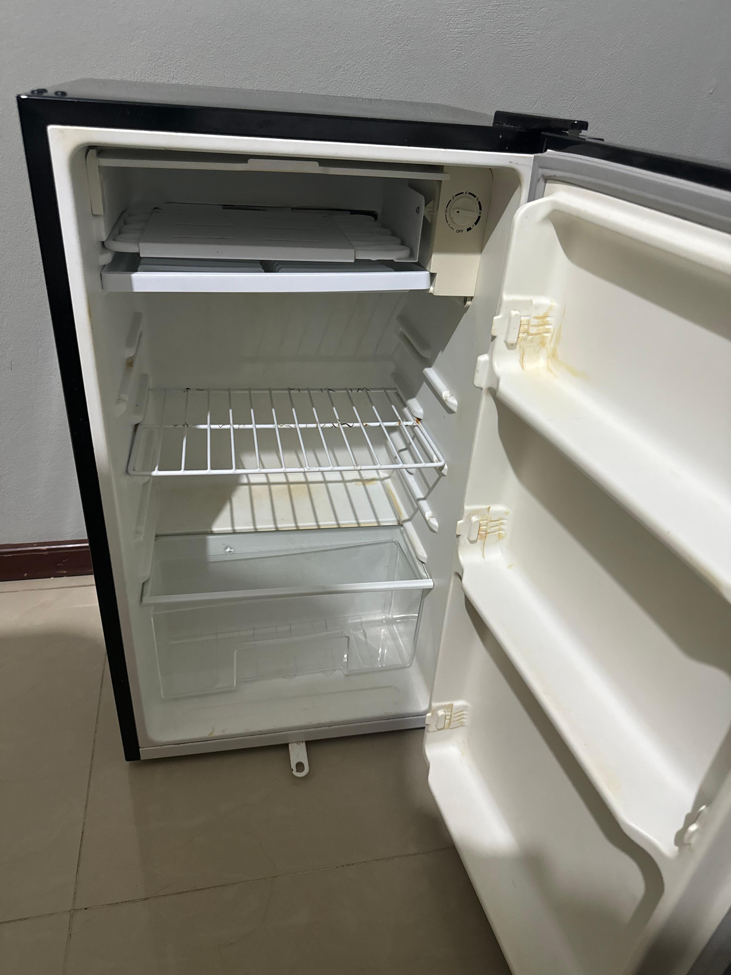 Filthy mini-fridge