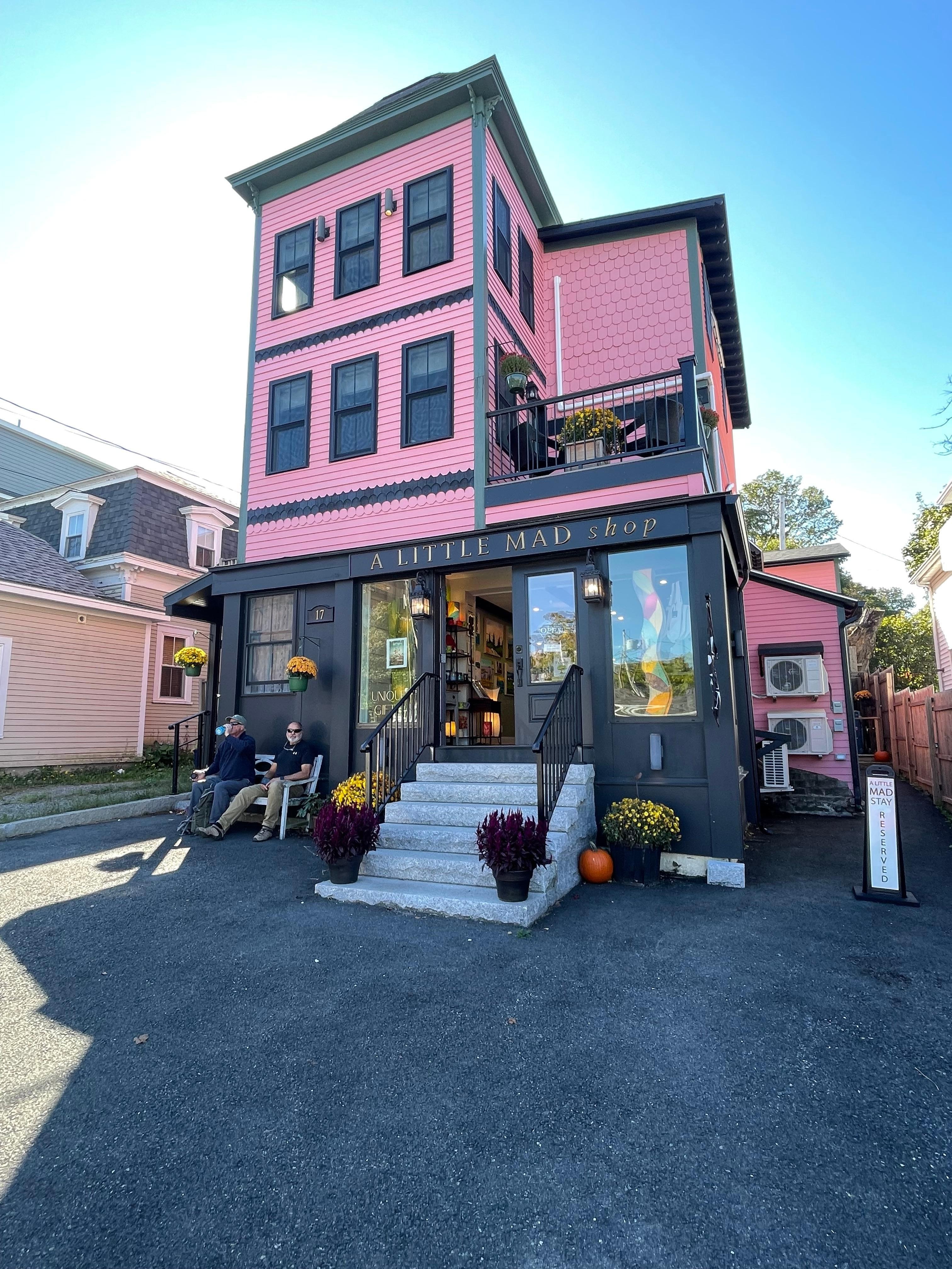 Great little shop on a side street in Bar Harbor. 