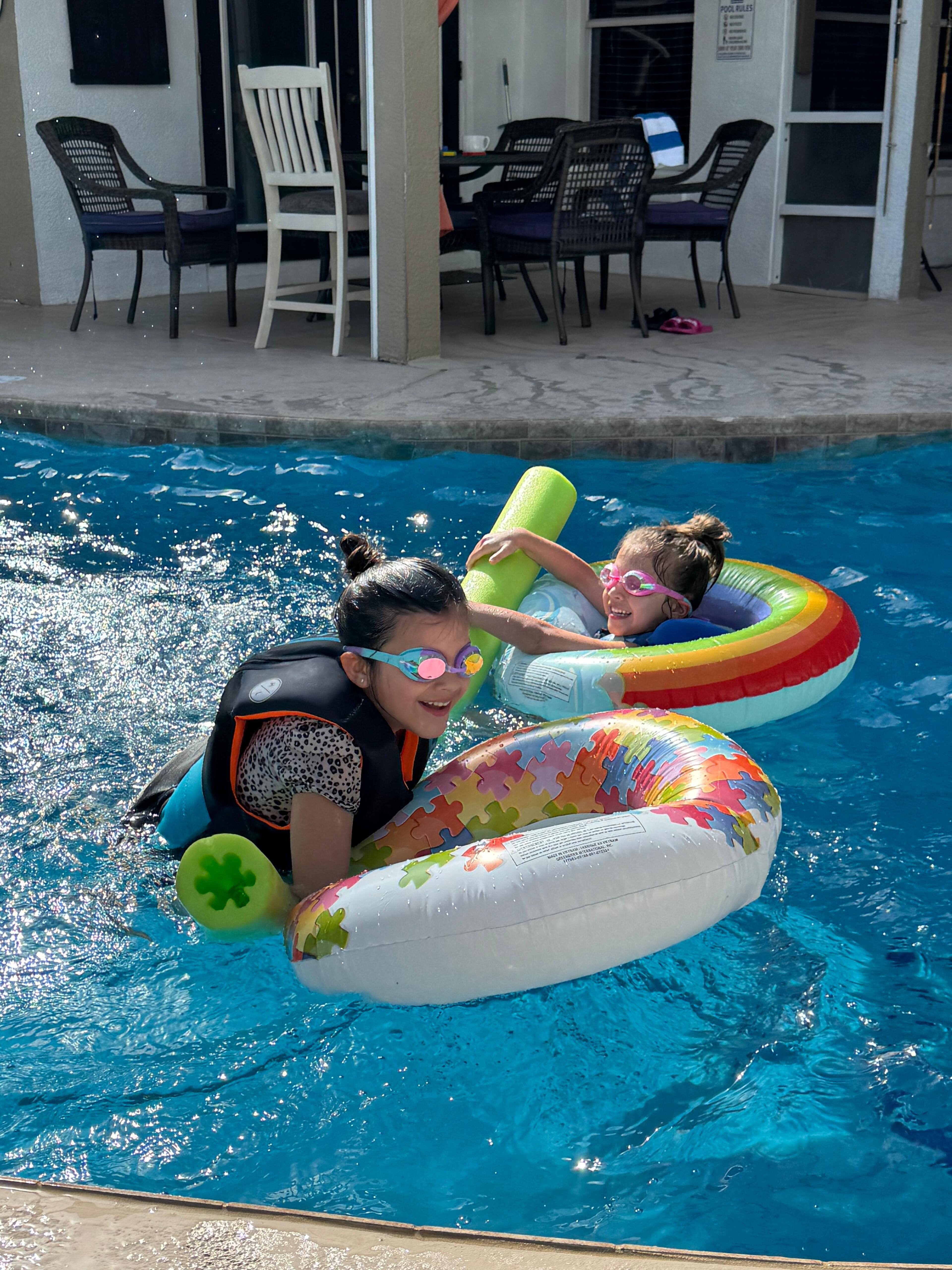 Great pool for grandchildren!