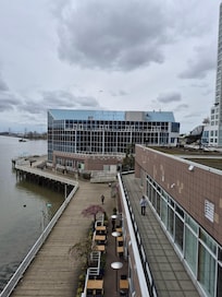 View from our room balcony.