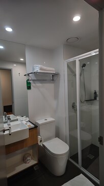 Toilet is new and clean