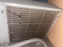 Dirty condenser unit
