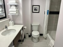 Spacious bathroom