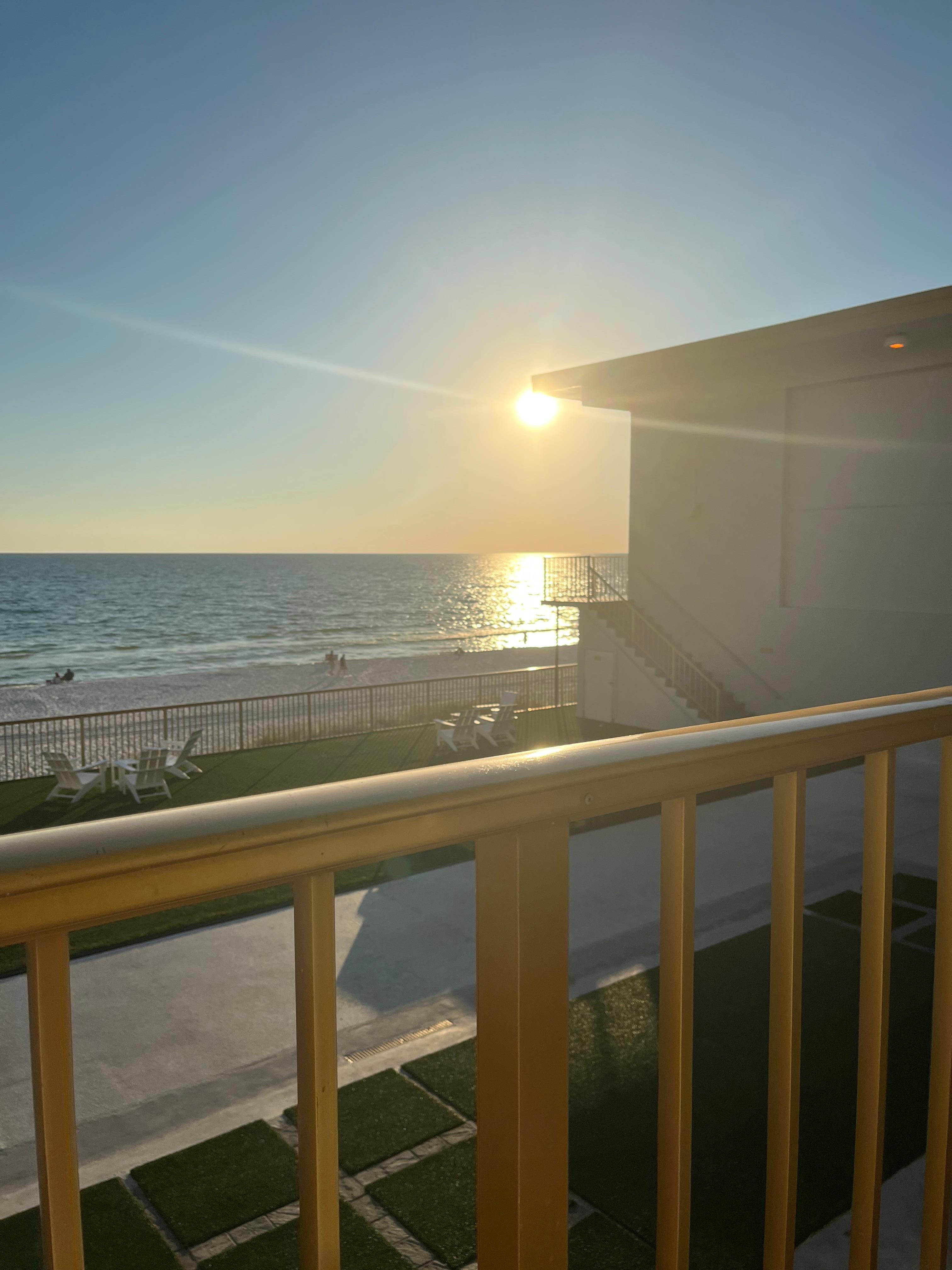 Sunset off our balcony 