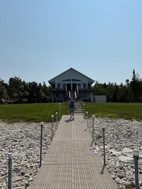 Looking toward the house