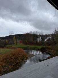 Across the street from the hotel. So beautiful