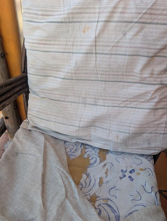 everything had stains