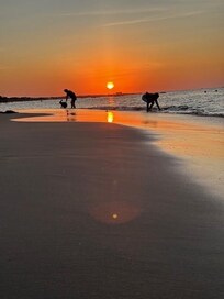 Ocean View Beach at sunset