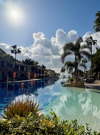 Stunning poolside area