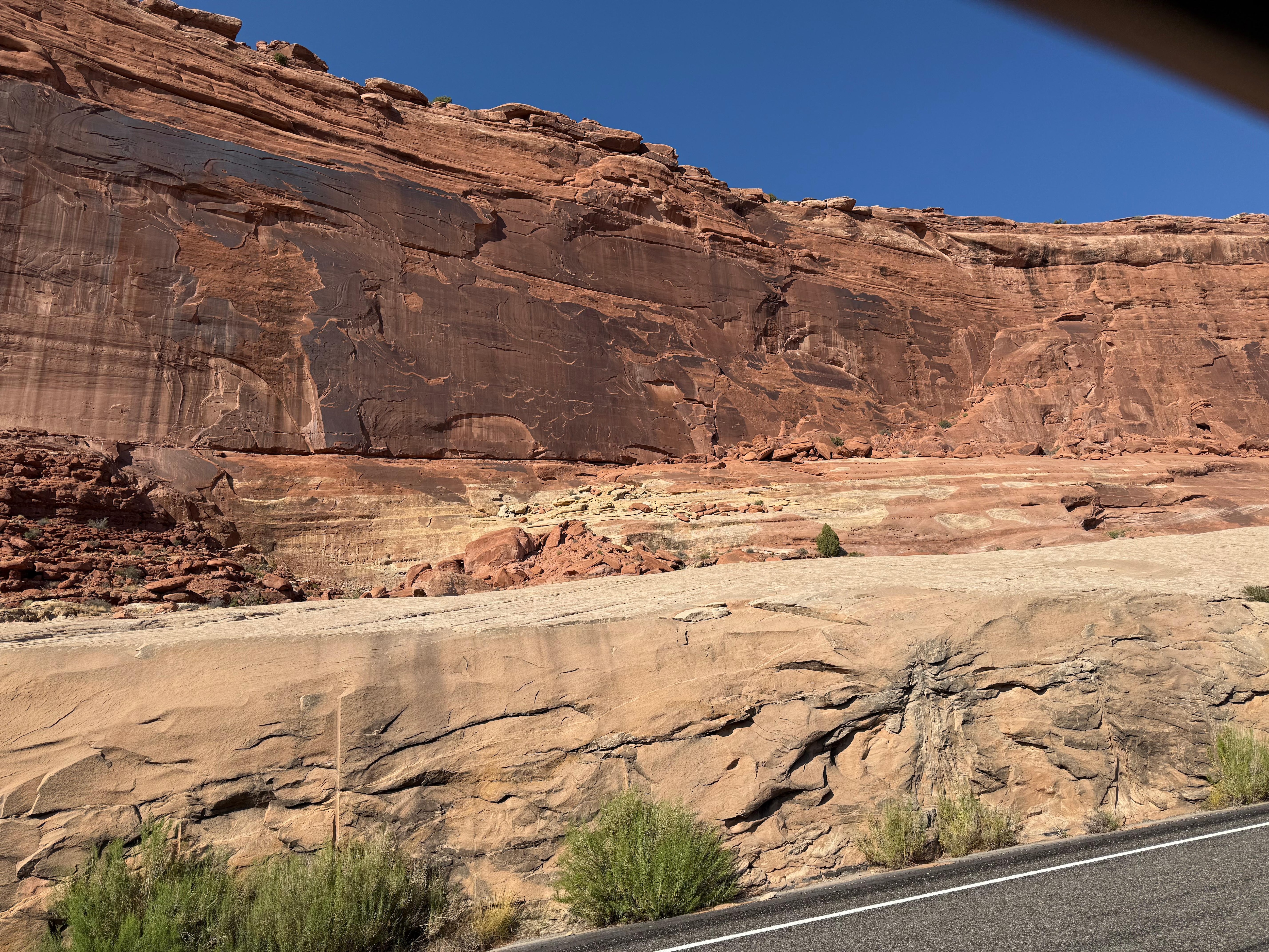 The view from the front of the hotel