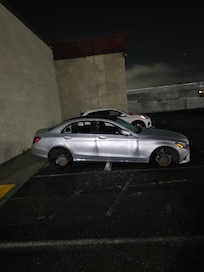 car right outside the door