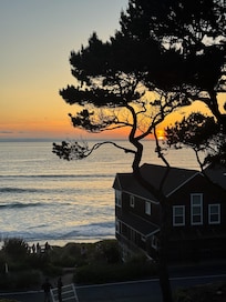 Sunset from the deck.